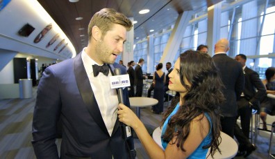 Interviewing Jay Cutler at the Bears Gala