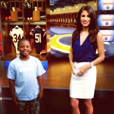 Co-hosting "Inside the Bears" with Anthony Adams' son