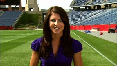 Shooting a standup in Gillette Stadium