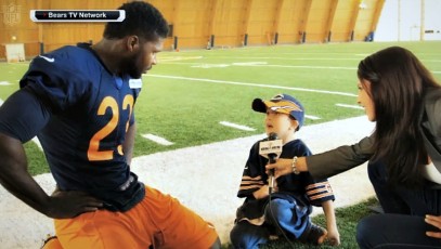 The Bears & Make-A-Wish fulfilled a special 6-year-old's wish to meet Devin Hester
