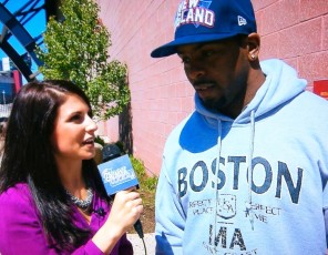 Interviewing Tavon Wilson after the 2012 NFL Draft