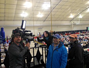 Shooting inside the Patriots' practice facility in Foxboro