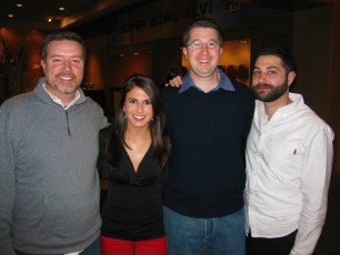 Super Bowl XLVI with Kraft Sports Productions' Bob, Brian, & Nick