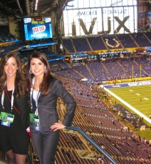 Inside Lucas Oil Stadium at Super Bowl XLVI with PR specialist JoJo