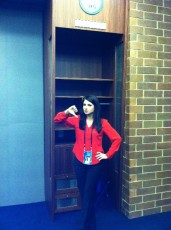 Peyton Manning's former locker inside Lucas Oil Stadium