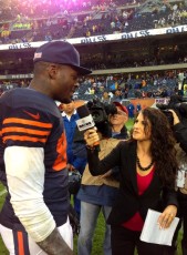 Postgame interview with Martellus Bennett