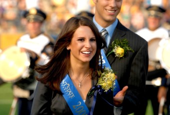Homecoming Queen announcement at Kent State University
