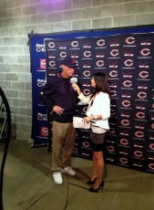 Halftime interview with Head Coach Marc Trestman