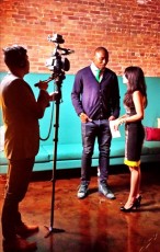 Interviewing Brandon Marshall at his Limelight gala
